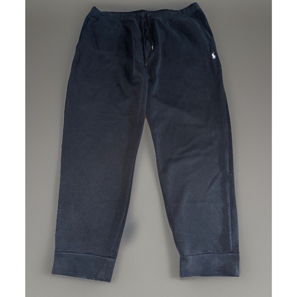 Polo Ralph Lauren Joggers Sweatpants Black Men’s XLT Tapered Fit Lounge Pants